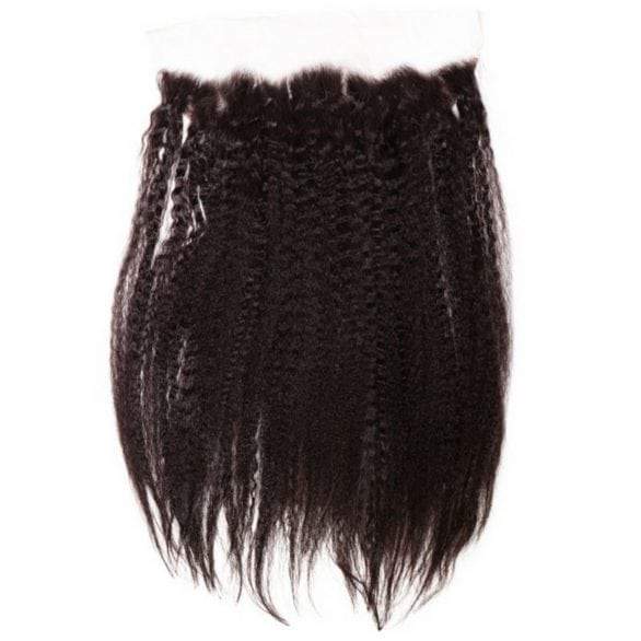 Brazilian Kinky Straight Lace Frontal - Pairie's Luxuries in Beauty 