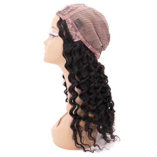 Brazilian Deep Wave U-Part Wig - Pairie's Luxuries in Beauty 