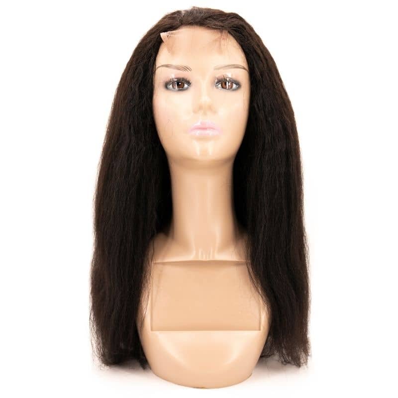 Kinky Straight Closure Wig - Pairie's Luxuries in Beauty 